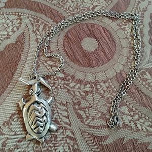 Floating 1.5" Turtle 18" Chain New 15g 925